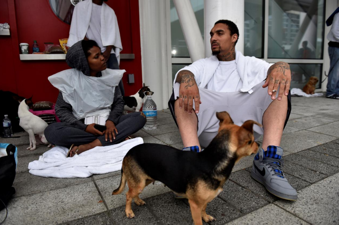 George R. Brown Convention Center still housing hurricane evacuees