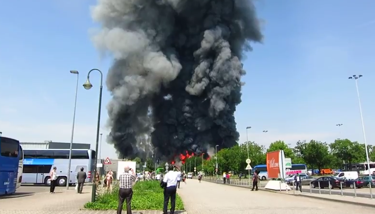 Two arrested following $11m arson attack at Dusseldorf Messe