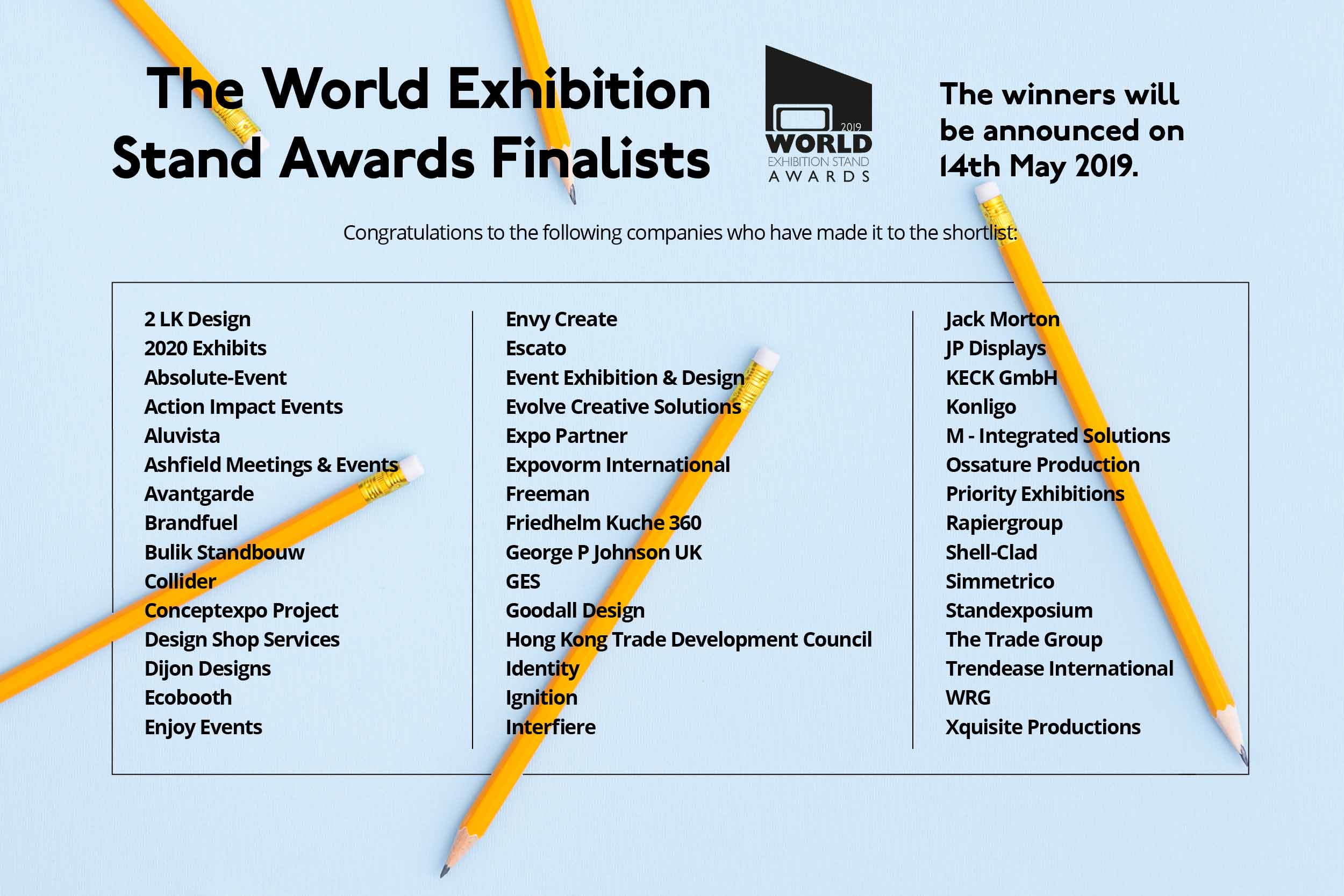 Announcing the finalists of the World Exhibition Stand Awards!