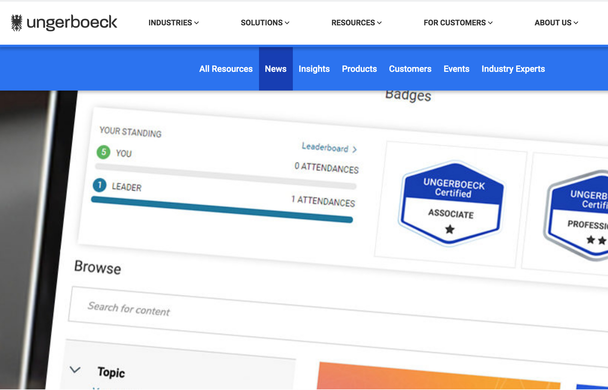 Ungerboeck launches certification programme