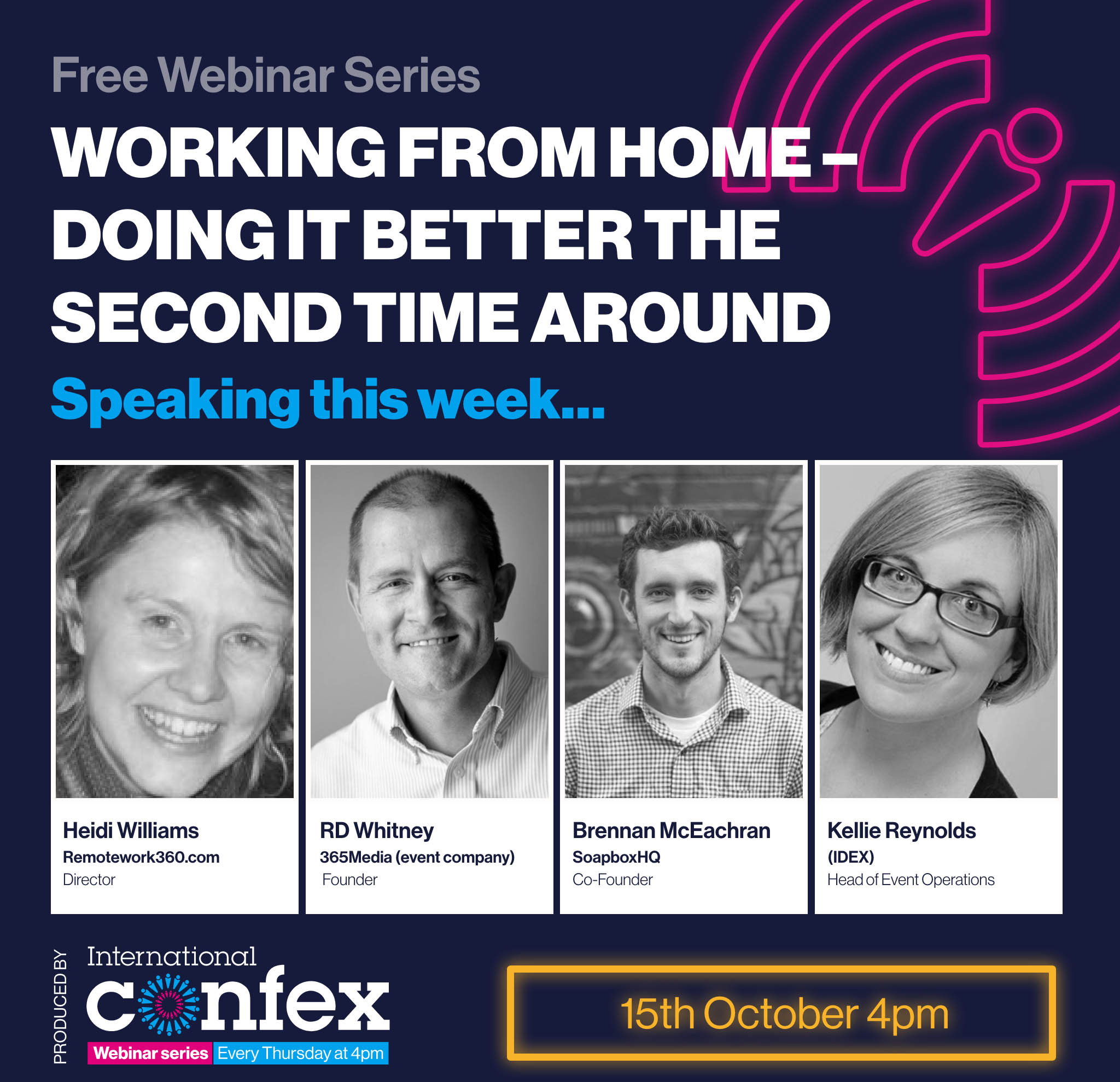 Confex webinar: Working from home – doing it better the second time around