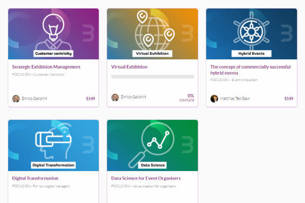 Launch of ExpoNetwork Academy, an e-learning 100% on-demand platform designed exclusively for the exhibition industry