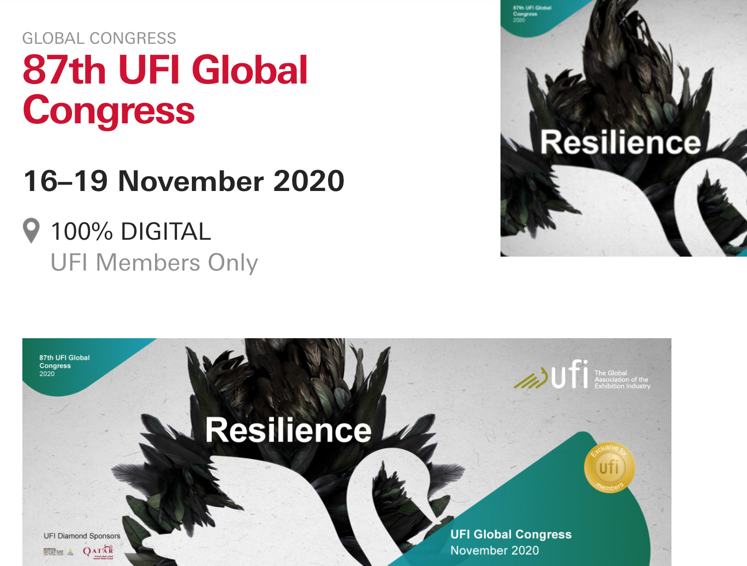 UFI moves its Global Congress to online-only