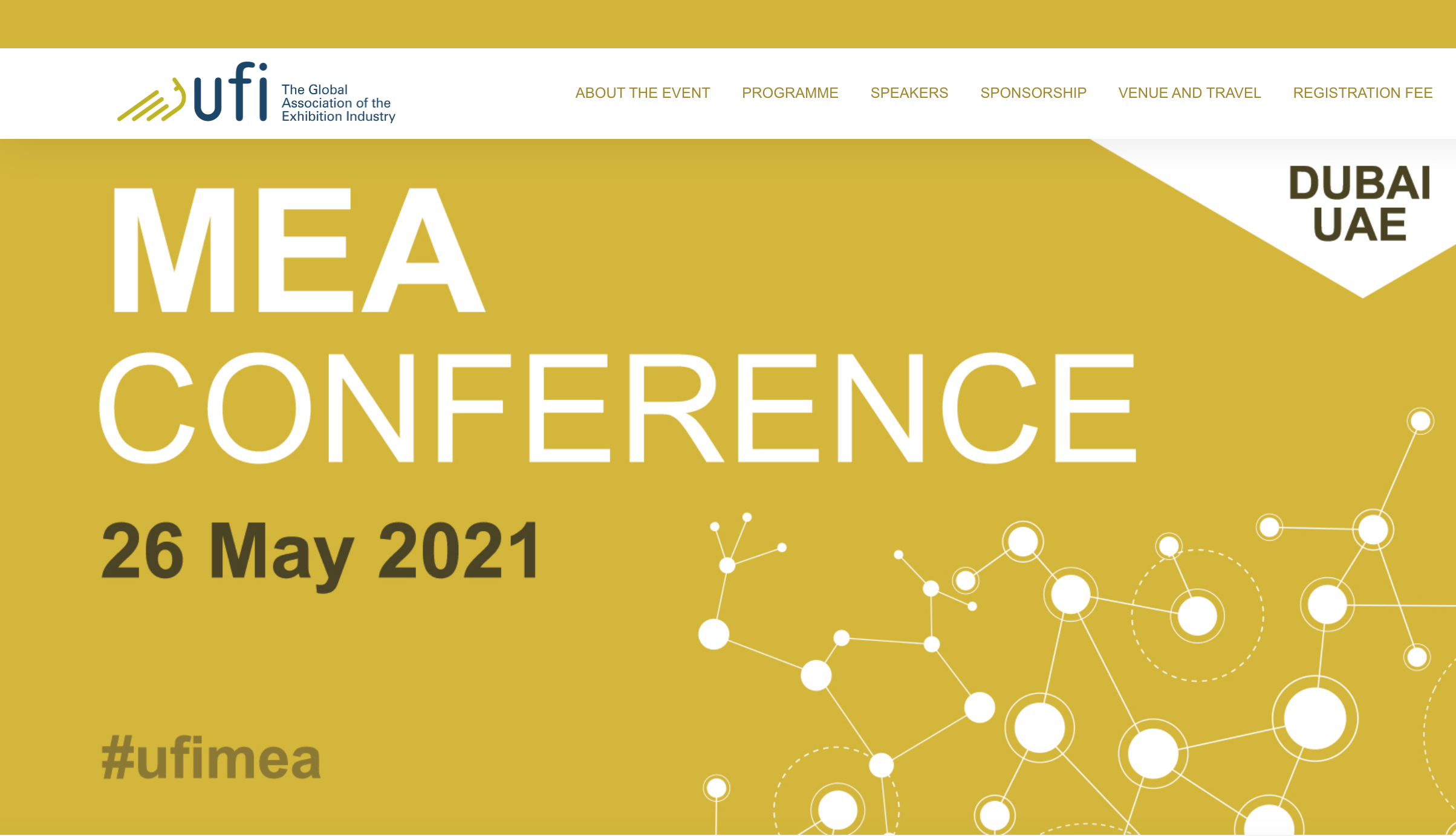 Dubai open for UFI MEA Conference in May and Cybertech Global in April
