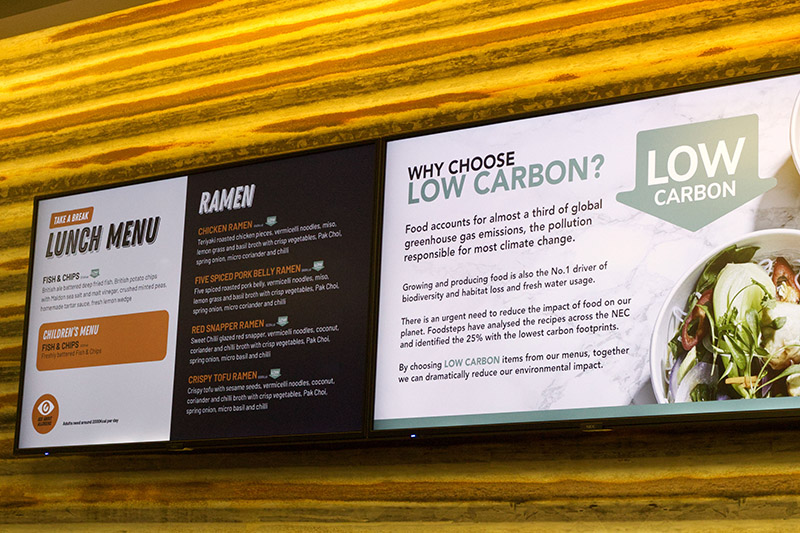 NEC Group introduces carbon labelling trial at NEC and ICC venues