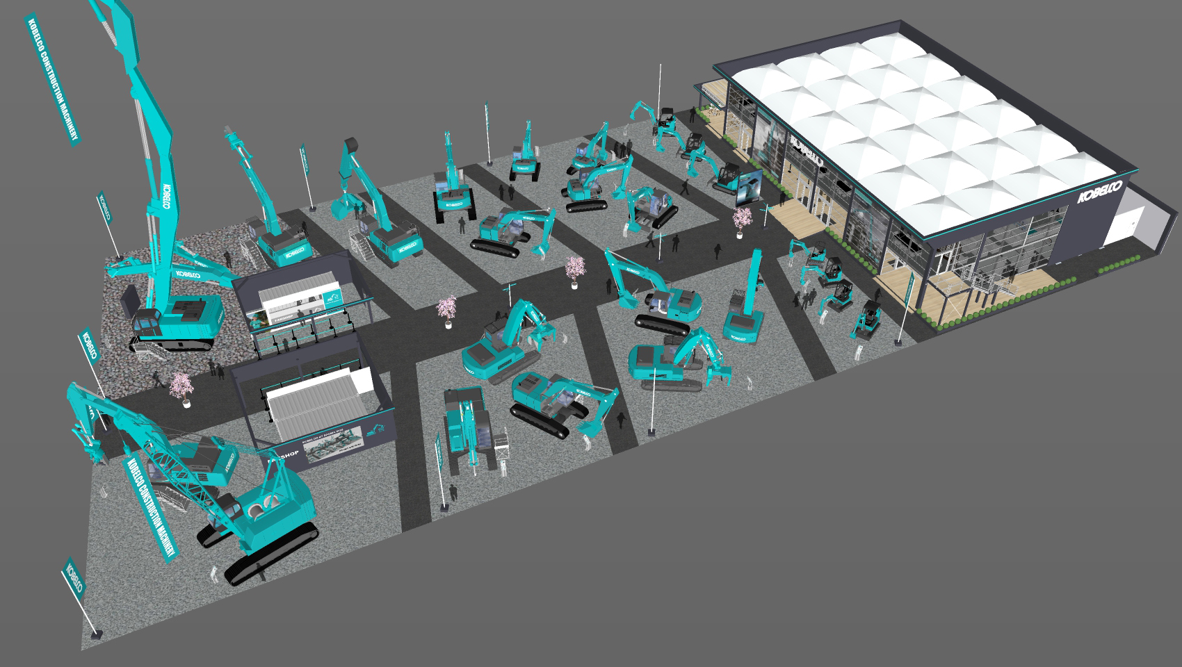 EPM Agency digs deep to build 4,000sqm of exhibition space for Kobelco