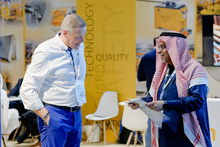 Water driving the exhibition mill in KSA