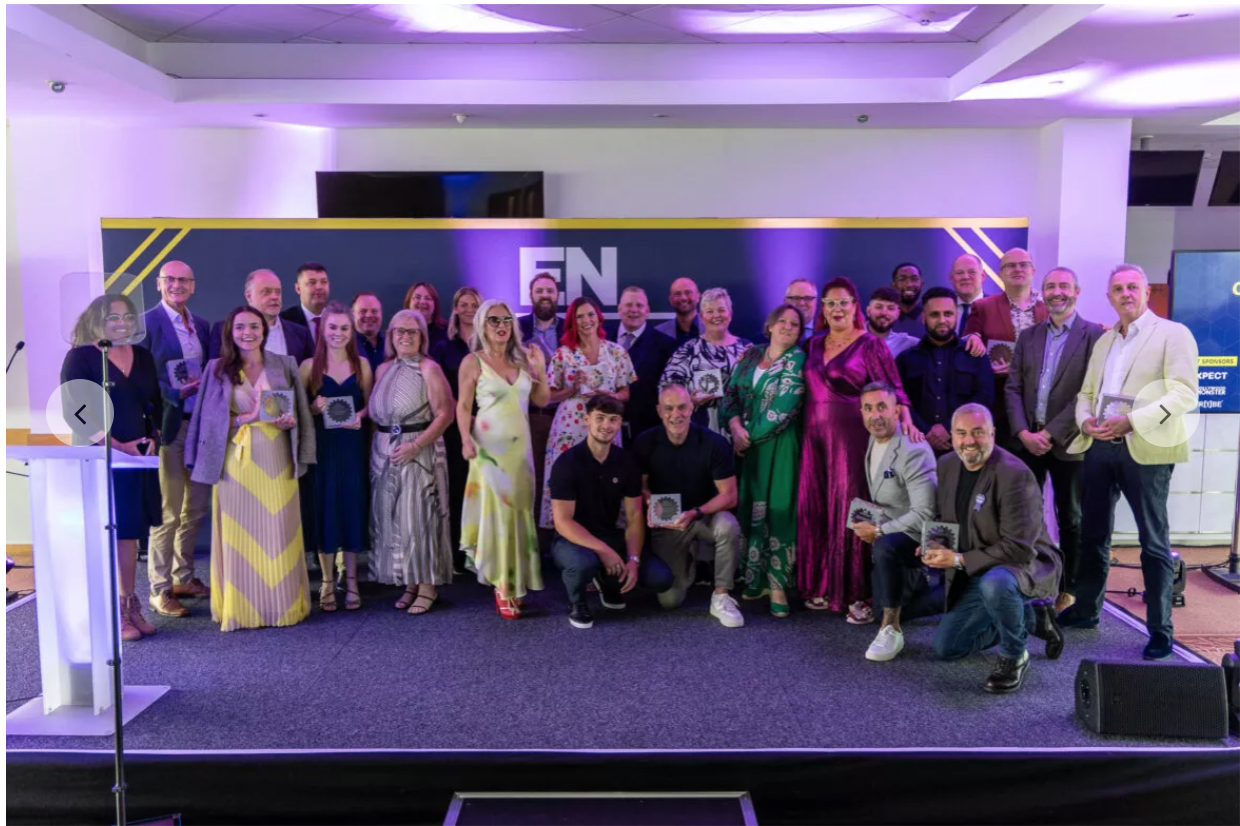 EN Supplier Awards: in the winners’ enclosure at Epsom Downs Racecourse