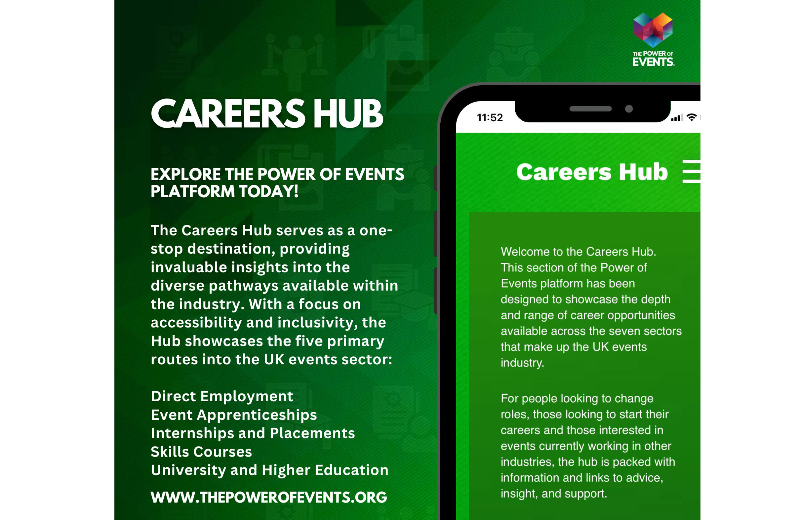 The Power of Events delivers new Careers Hub