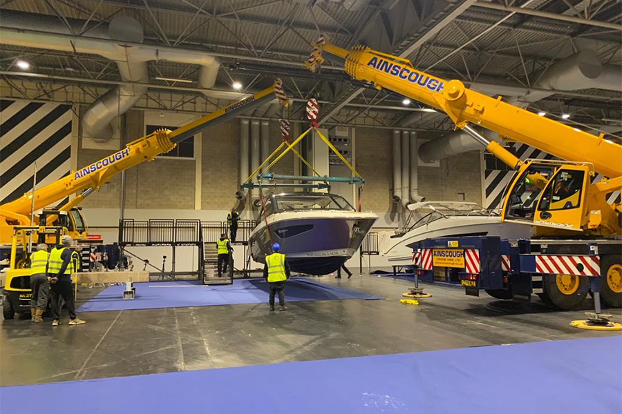 Exhibit 3Sixty Logistics moves 80 vessels into NEC for Boat Life Live