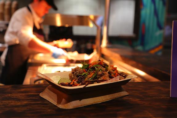 Case study: Capturing the theatre of street food within an exhibition venue