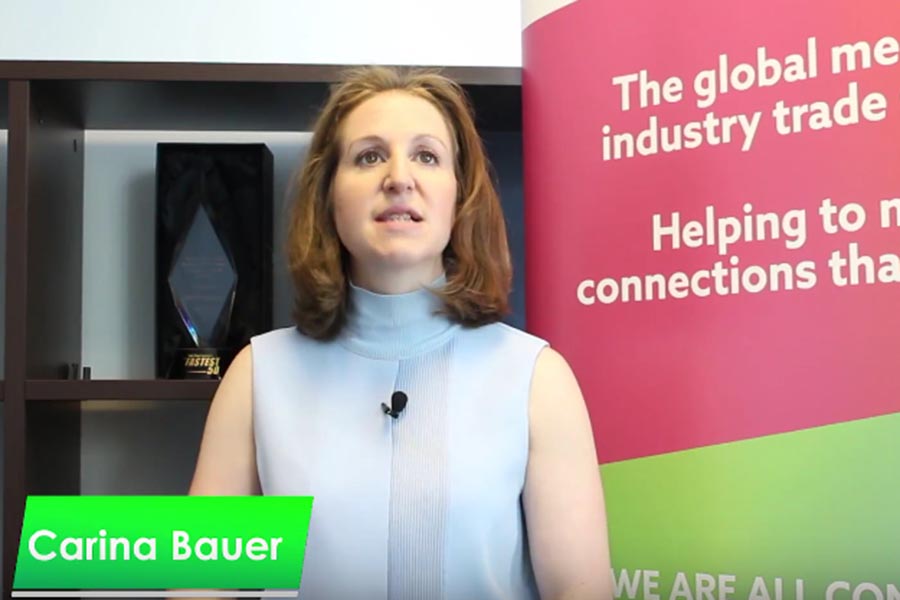 Video interview with Carina Bauer