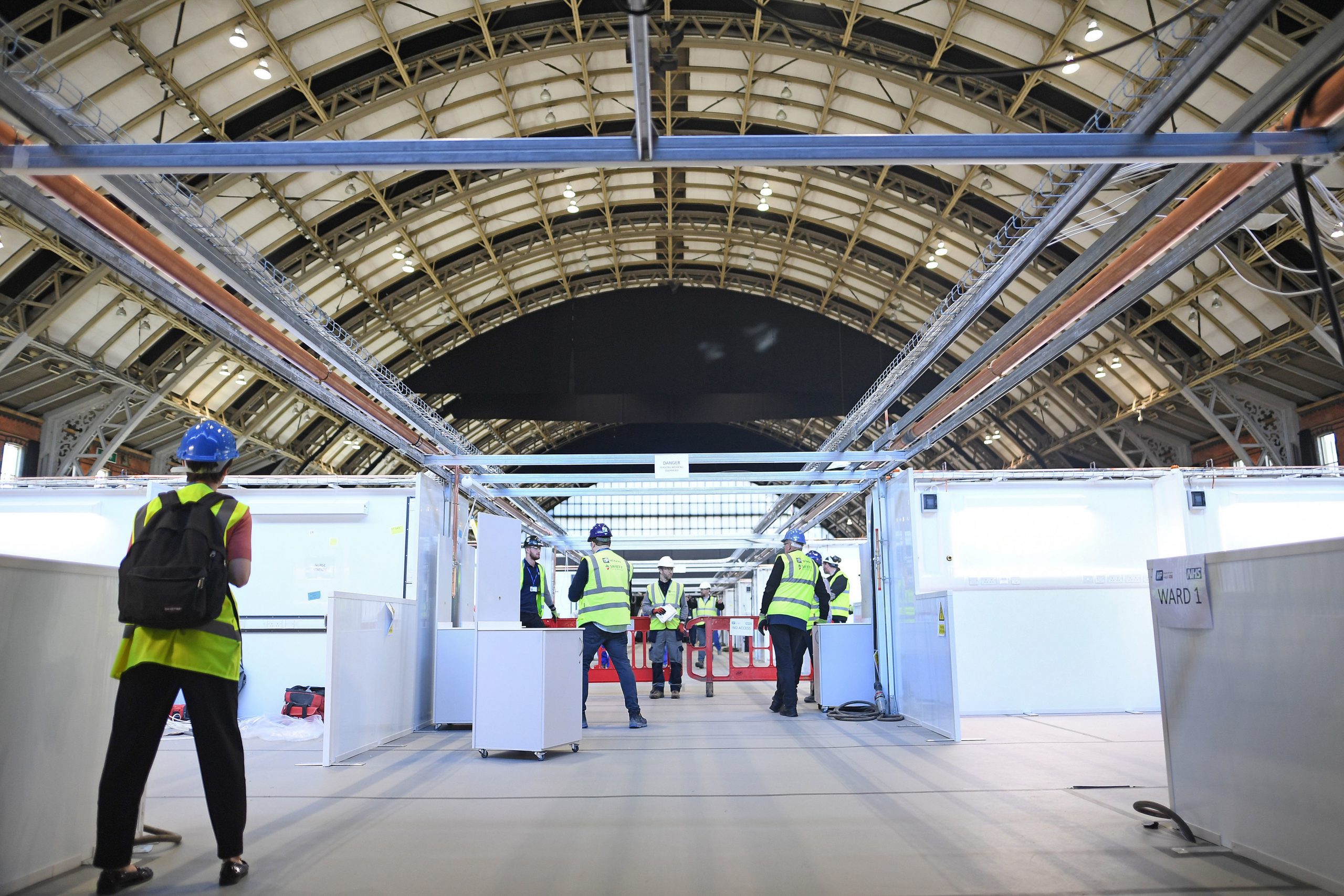Manchester Central praised by NHS and military as hospital prepares to open