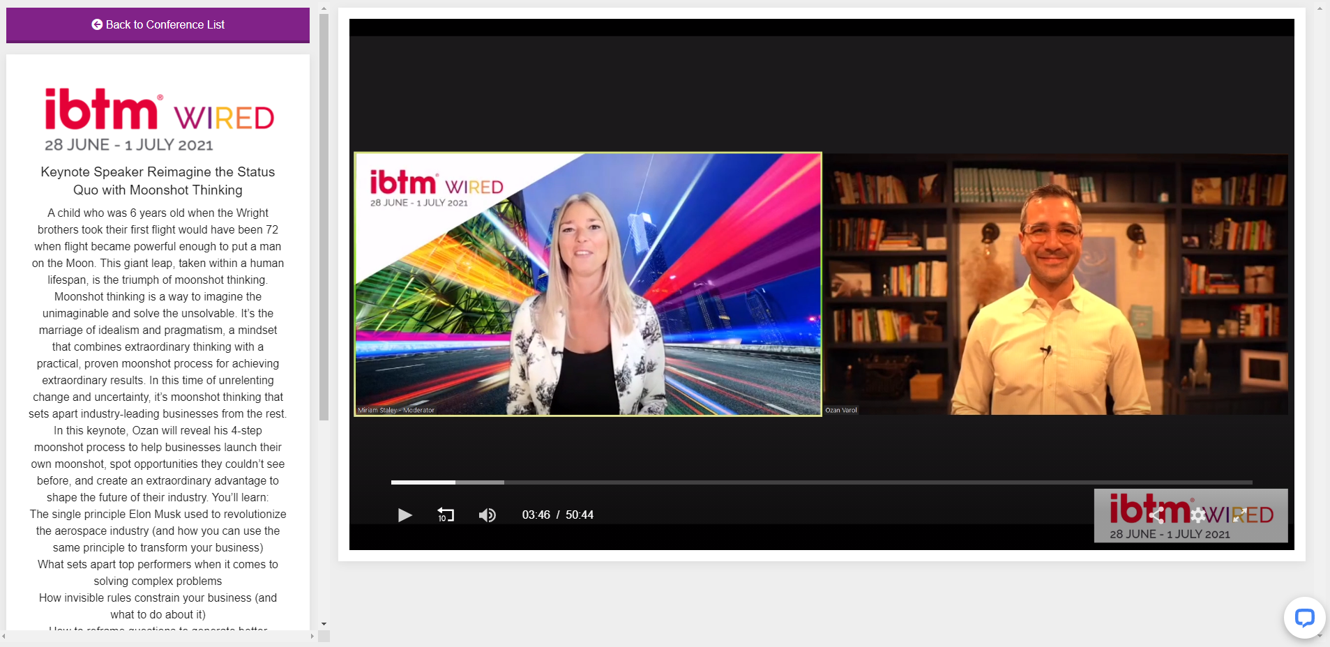 Inaugural IBTM Wired results reveal 3,200 meetings took place at hybrid event