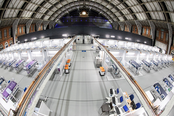 New NHS Nightingale Hospital North West officially opens at Manchester Central