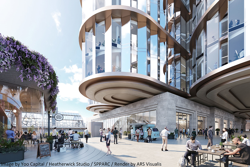 Images released of Olympia London’s proposed Central Towers