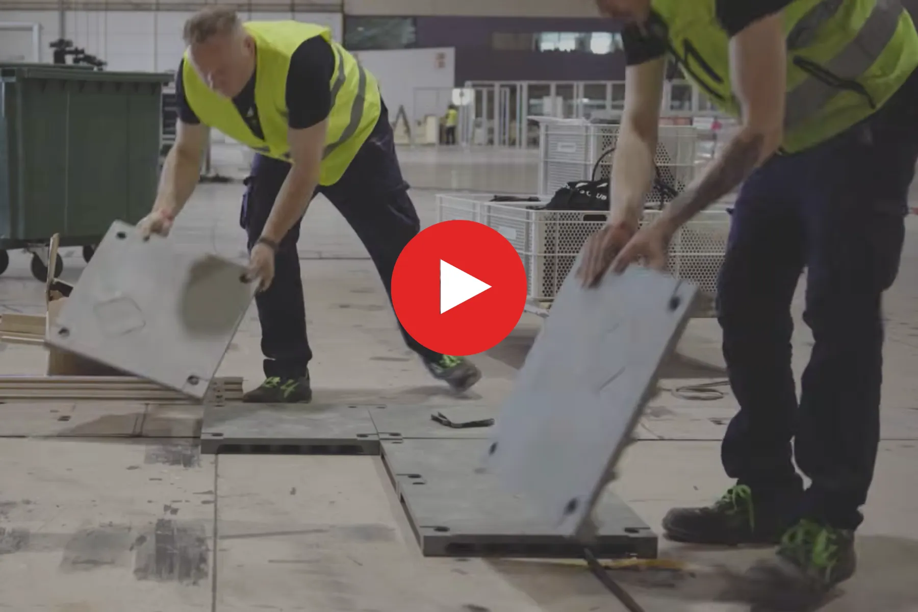 Meet Retile Floor — the sustainable modular flooring for exhibitions