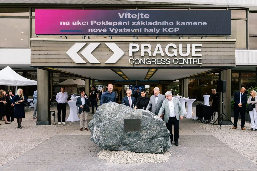 Prague answers $64m question with groundbreaking moment in construction of new Exhibition Hall