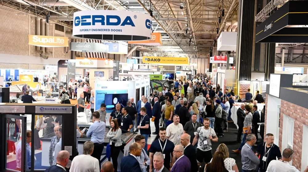 exhibition show with crowd